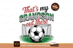 Grandson Soccer Goal Sublimation Png Design Product Image 1