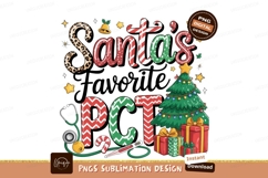 Santas Favorite Pct Sublimation Png Product Image 1