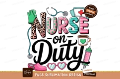 Cute Nurse On Duty Clipart Product Image 1