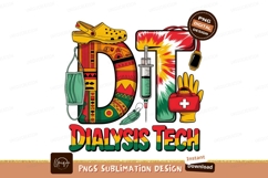 Dialysis Technician Sublimation Png Design Product Image 1