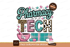 Pharmacy Tech Colorful Fun Design Product Image 1
