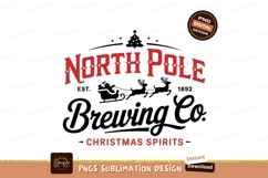 North Pole Brewing Festive Christmas Logo Product Image 1