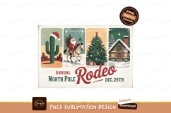 Christmas Rodeo Holiday Design Art Product Image 1