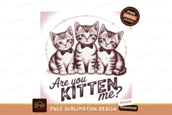 Cute Kittens Wearing Bow Ties Product Image 1
