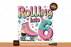 Sixth Birthday Roller Skate Party Theme Product Image 1