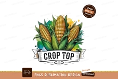 Corn crop top isolated on transparent background Product Image 1