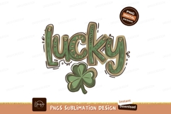 Lucky shamrock isolated on transparent background Product Image 1