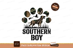Southern boy dog hunting sublimation png Product Image 1