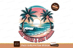 Saltwater and sunshine isolated on transparent background Product Image 1