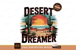 Desert dreamer design sublimation png Product Image 1