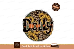 Dolly with sunflowers isolated on transparent background Product Image 1