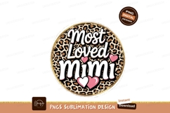Most loved mimi leopard circle isolated on transparent Product Image 1