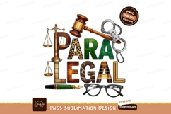 Paralegal design art sublimation png Product Image 1