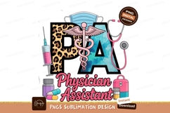 Physician assistant design sublimation png Product Image 1