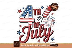 Fourth of july celebration art sublimation png Product Image 1