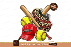 Softball equipment sublimation png Product Image 1