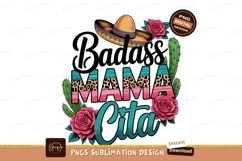 Badass mama cita design isolated on transparent background Product Image 1