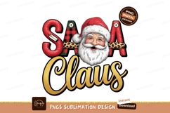 Saaa claus isolated on transparent background sublimation Product Image 1
