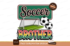 Soccer brother isolated on transparent background Product Image 1