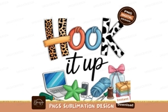 Hook it up design isolated png sublimation png Product Image 1