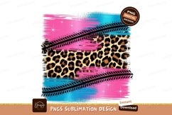 Leopard tire track design sublimation png Product Image 1