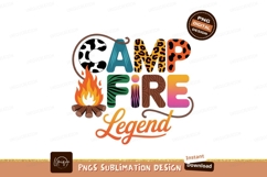 Campfire legend design isolated sublimation png Product Image 1