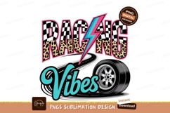 Racing vibes isolated on transparent background Product Image 1
