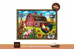 Farm scene sublimation png Product Image 1