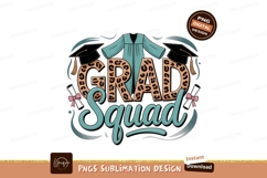 Grad squad design isolated on transparent background sublima Product Image 1