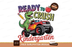 Ready to crush kindergarten sublimation png Product Image 1