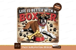 Boxer dog with sunglasses sublimation png Product Image 1