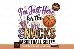 Basketball snacks design isolated on transparent background Product Image 1