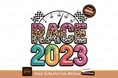 Race 2023 design isolated sublimation png Product Image 1