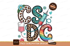 Csdc nurse design isolated sublimation png Product Image 1