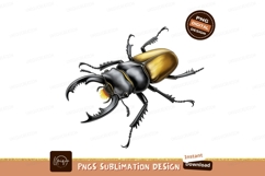 Stag beetle isolated on transparent background sublimation Product Image 1