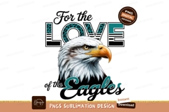 Eagle design isolated on transparent background sublimation Product Image 1
