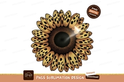 Spotted sunflower bloom isolated sublimation png Product Image 1