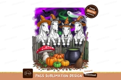 Horses celebrate halloween night sublimation png Product Image 1