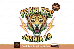 Fearless joshua leopard isolated sublimation png Product Image 1
