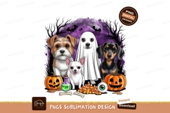 Halloween dogs in costume sublimation png Product Image 1