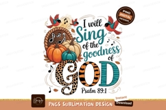 I will sing sublimation png Product Image 1