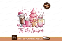 Christmas drinks and treats sublimation png Product Image 1