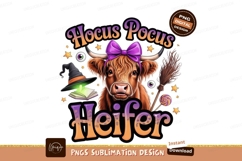 Hocus pocus heifer sublimation png Product Image 1