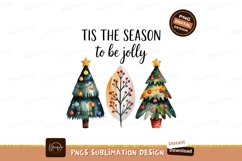 Tis the season isolated on transparent background Product Image 1