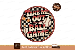 Take me out to ball game sublimation png Product Image 1