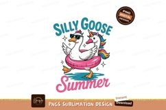 Silly goose summer fun sublimation png Product Image 1