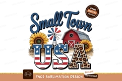 Small town usa design sublimation png Product Image 1
