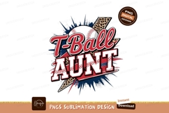 Tball aunt design sublimation png Product Image 1