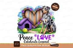 Catahoula leopard dog isolated on transparent background sub Product Image 1