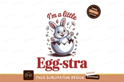 Bunny in egg shell sublimation png Product Image 1